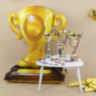 Фигура 3D на подставке, Кубок Чемпиона, Золото