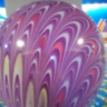 Шары Павлиний хвост (премиум агат) (Peacock balloons) Сиреневый 18" 46 см
